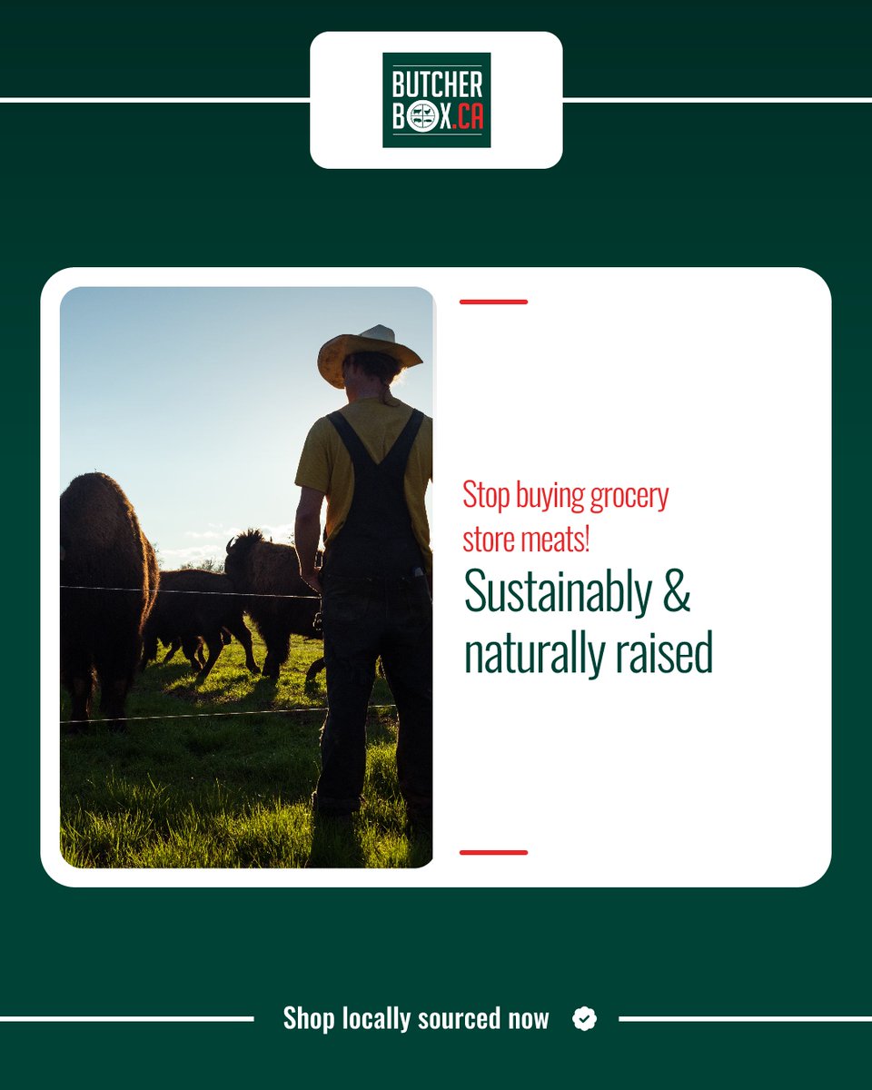 ButcherboxCA's tweet image. Always local, always natural, always quality - delivered!  Order your @ButcherBox.ca box today and find out why our customers love us and stay with us!!

#supportinglocalfarmers #meatbox #keto #meatdelivery #carnivore #Paleo #ketolife #healthyfoodchoices 

l8r.it/XUeM