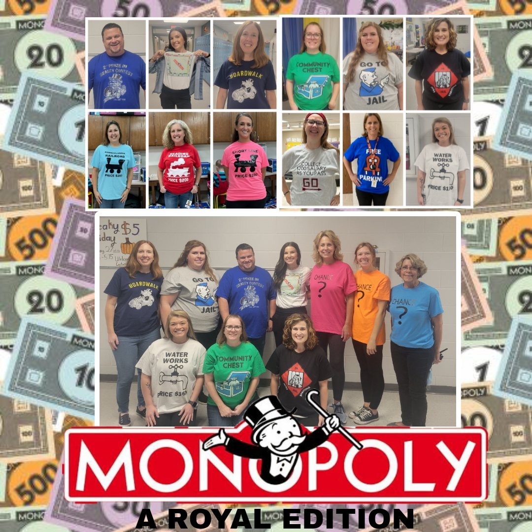 SVA Sped Department "Owns It All" in the Royal Monopoly Halloween Edition. #BeRoyal #BuiltToLast
