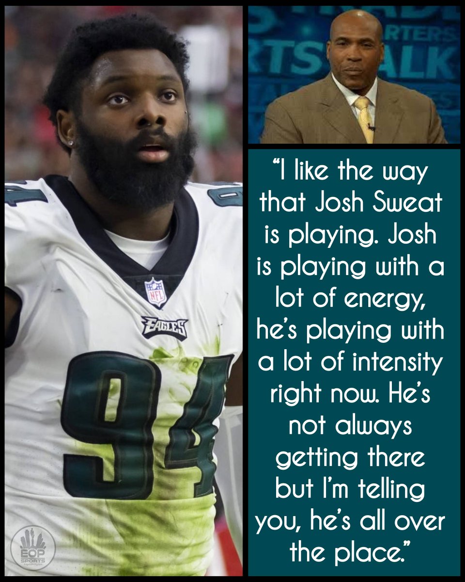 EOPsports's tweet photo. Seth Joyner on Josh Sweat
#Eagles | #FlyEaglesFly | #PhiladelphiaEagles | #EaglesNation | #GoBirds | #joshsweat | #sethjoyner https://t.co/QqTq8cKg81