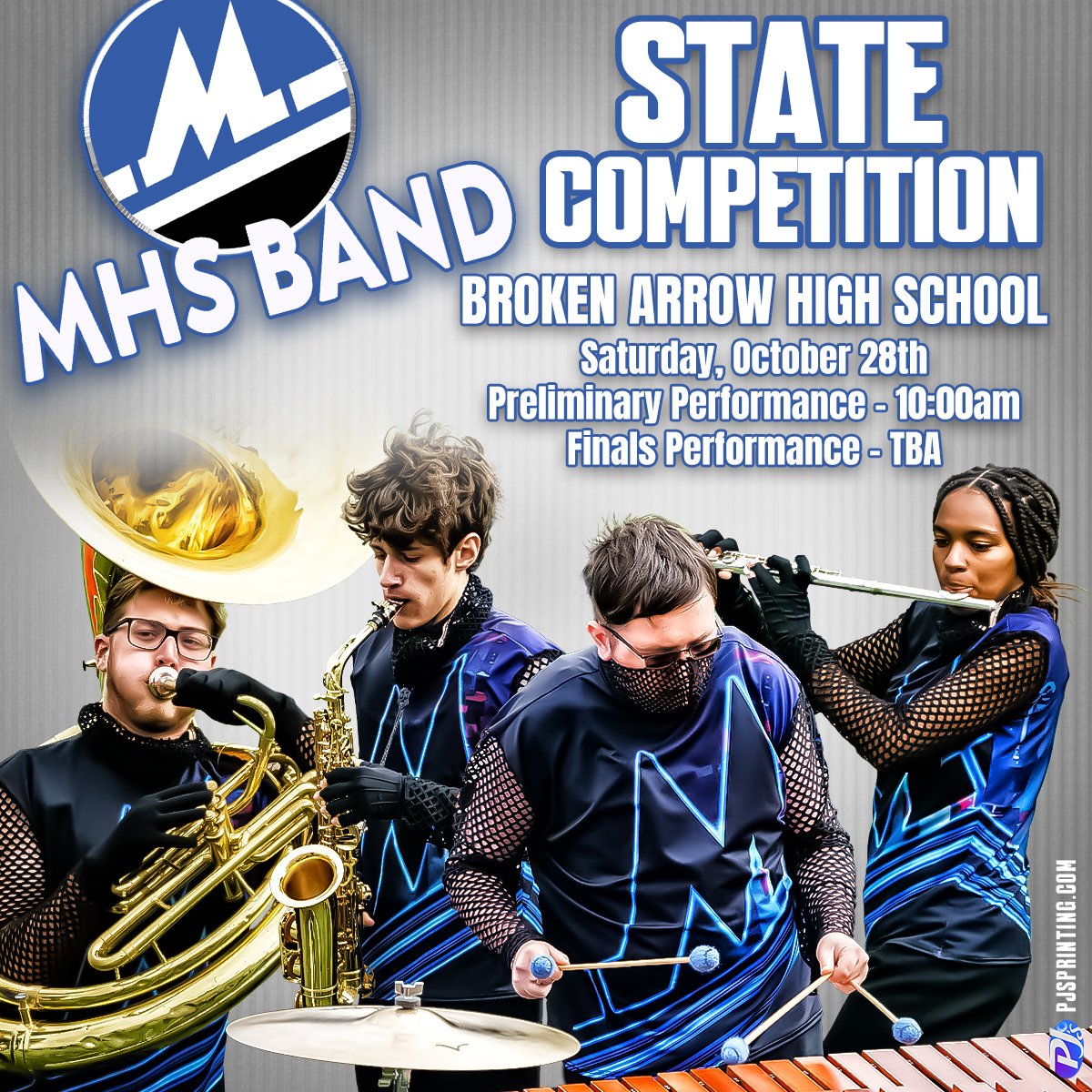 pjs_printing's tweet photo. Good Luck to both the Moore High School Marching Band and the Cross Country Team as they compete in their State competitions! #prideofmoore #moorehighschool #CrossCountry @RGonzStark https://t.co/UztlL08DUG