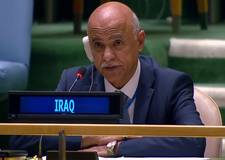 Raminho's tweet photo. UPDATE: @iraq_un just requested to change their vote to in favor and said that there was "a problem in the voting system" at the time of the vote! https://t.co/l7usC3EzF1
