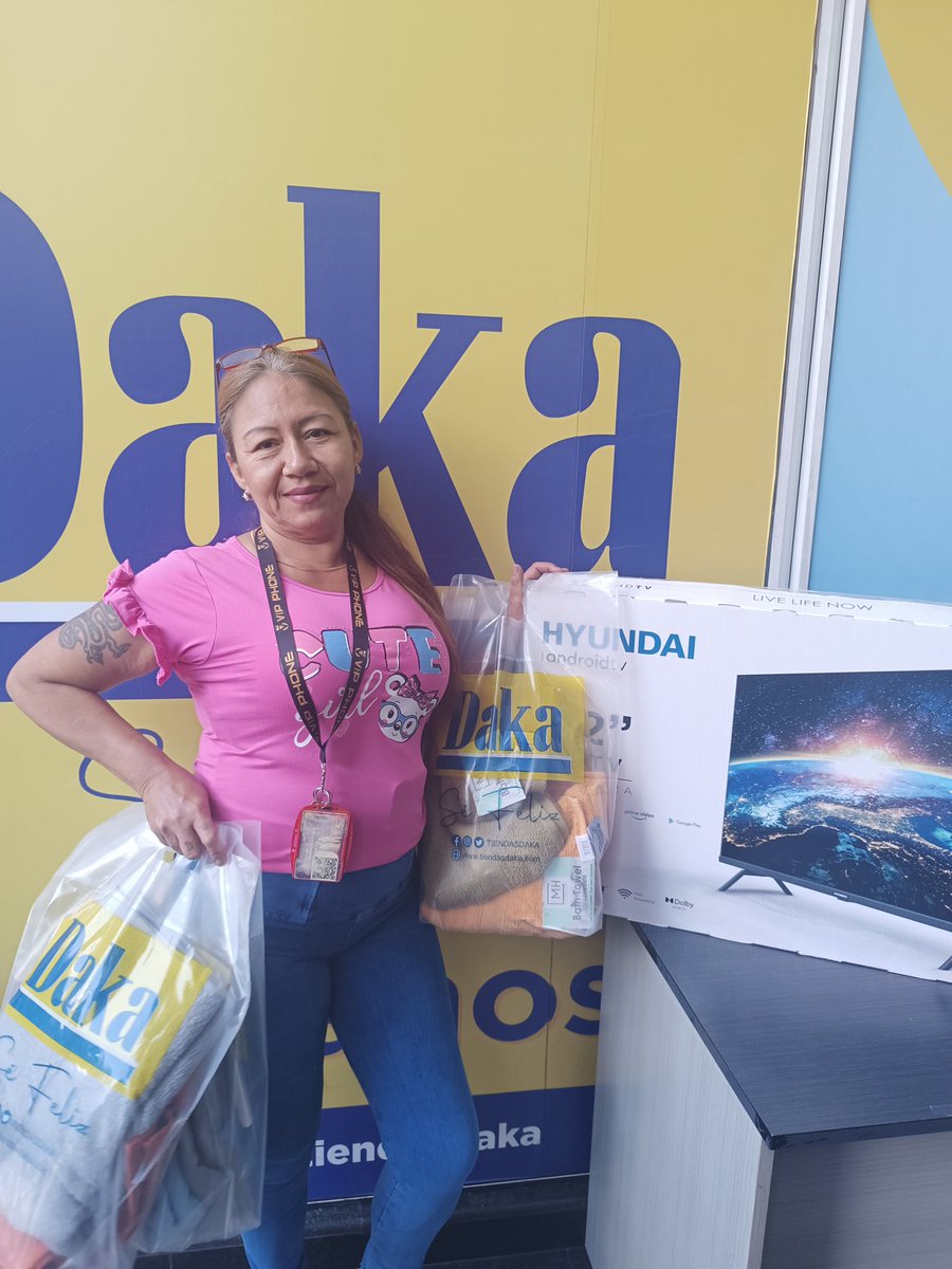 Twitt de la suerte para que tu también equipes tu hogar con nuestros productos de las #100HorasDaka 💛🤩

#TodasNuestrasTiendasDaka
#TiendasDaka #DakaSeFeliz 
#PromocionesInsuperables #ColasEnDaka #DescuentosDaka