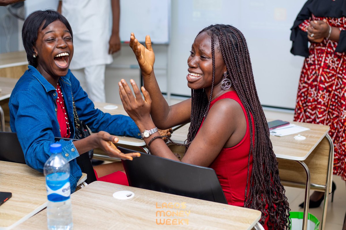 afromoneyweek's tweet photo. Lagos Money Week’23! 🎉

All Smiles! We are set for tomorrow’s main event😅❤️

#AfroMoneyWeek #LagosMoneyWeek https://t.co/jMuNExmWbI