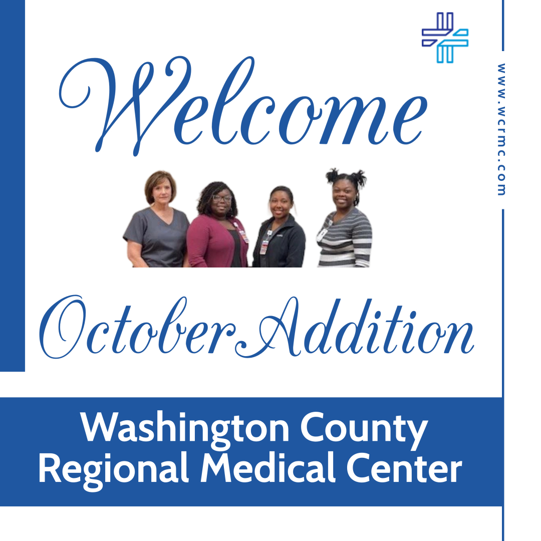It's an exciting time at WCRMC as we continue to grow and welcome new employees on board! Pictured:  Allie Harper, LPN–Specialty Clinic, Courtney Taylor - Adm. Assistant, HR, Jalexsia Harper, LPN–WCFP, and Amere Brinson–Billing Clerk,  Registration.#newemployeeorientation