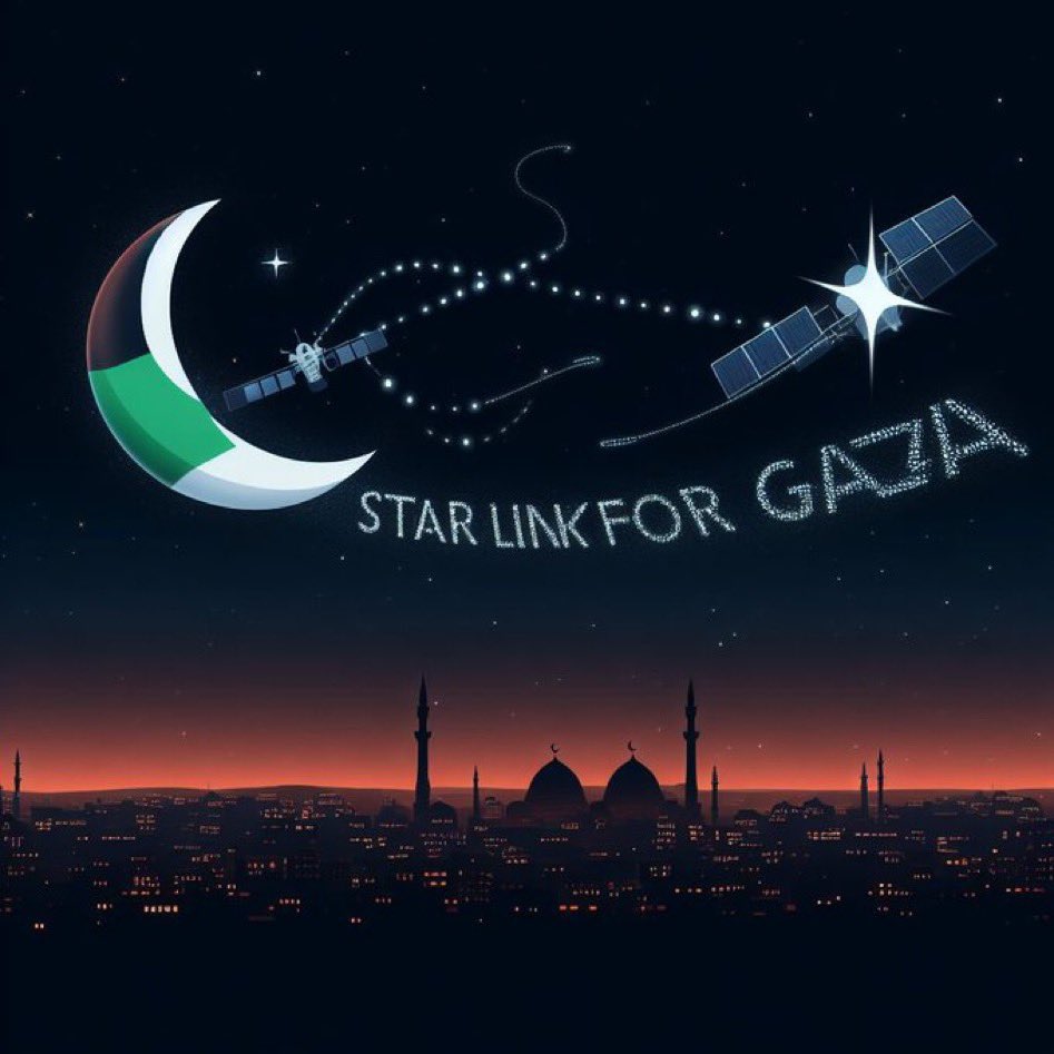 Slam9367's tweet photo. @jacksonhinkle HELP PLEASE !!!!!!! 🇵🇸🇵🇸🇵🇸

People are being subjected to genocide in Gaza. There is no communication and people are being killed. We need Starlink technology. Help Gaza! @elonmusk #starlinkforgaza https://t.co/pQd0IqbGwD