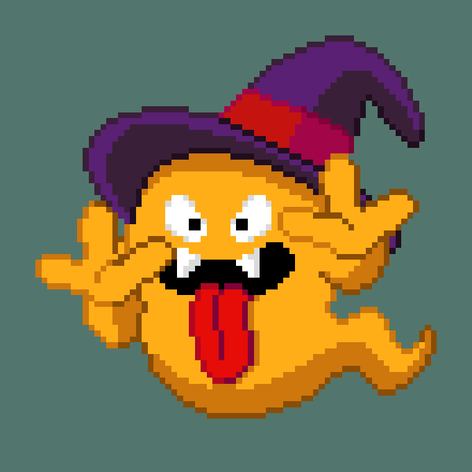 Dragon Quest Ghost #pixelart #DragonQuest