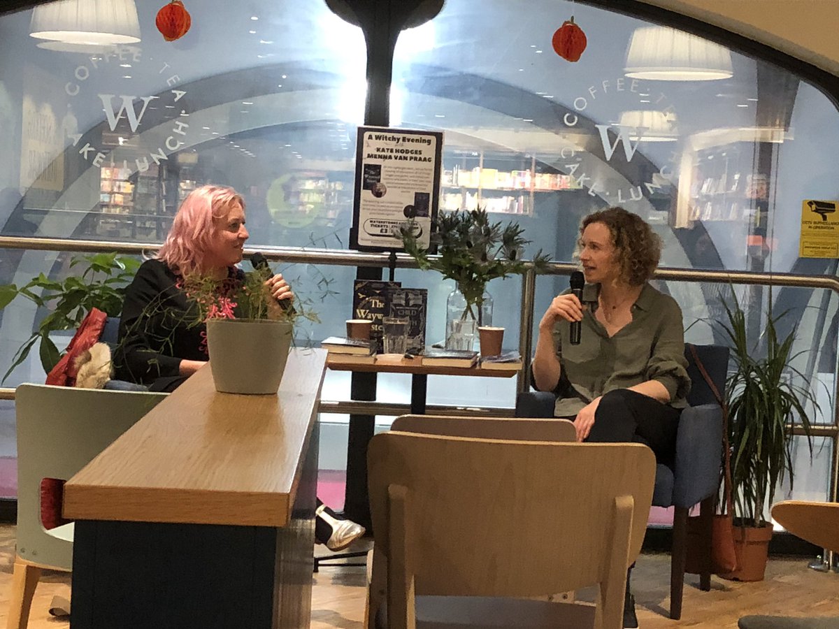 Away in Hastings and serendipitously visited <a href="/WstonesHastings/">Waterstones Hastings</a> today, to discover an event this evening. Thank you so much <a href="/TheeKateHodges/">theekatehodges</a> &amp; <a href="/MennavanPraag/">Menna van Praag</a> for a fabulous talk. It was lovely to meet you both. Also met <a href="/catwrote/">CatherineJohnson</a> in the audience - sorry for fangirling you!