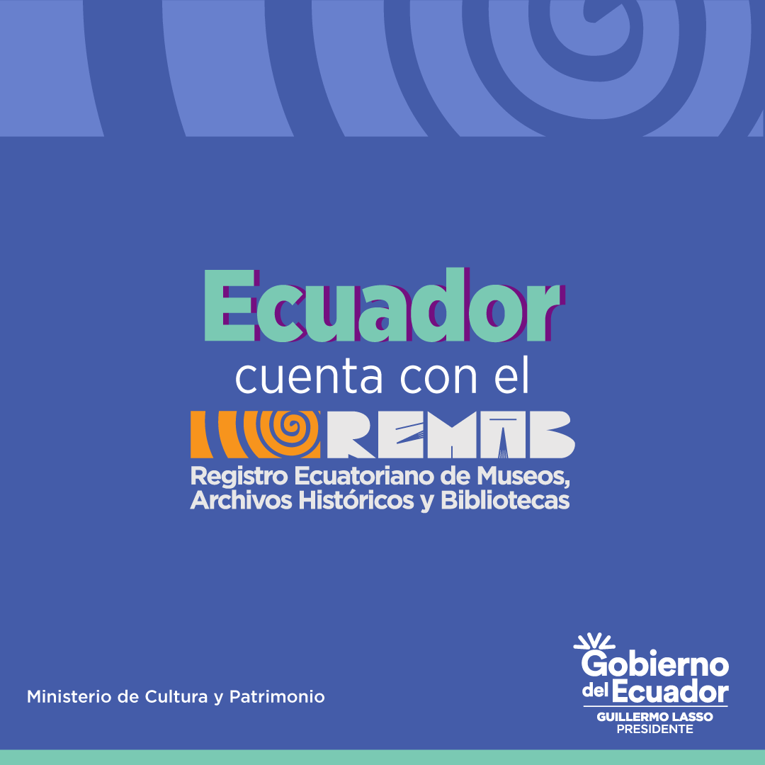 Cultura_Ec's tweet photo. ¿Qué es el #Remab?

🏛️Es el Registro de Museos, Archivos Históricos y Bibliotecas. 

Una plataforma que facilitará el acceso a repositorios de memoria social para su divulgación y fortalecimiento a nivel nacional.

Conóce más 👉 https://t.co/JhiaXVewoG

#NuestroTrabajoContinúa https://t.co/pN7MvjFM2A