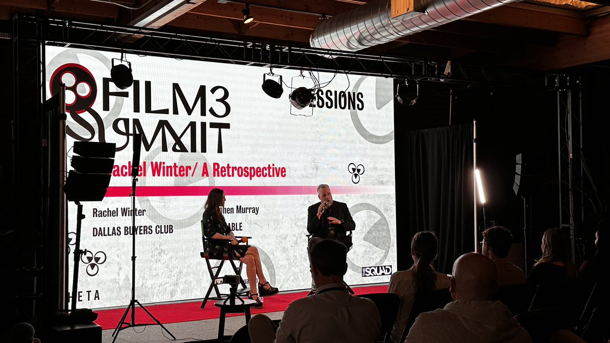 Listening to the incredible film producer Rachel Winter speak with Stephen Murray as they open up the #Film3Summit ⚡️⚡️@s_bingeable