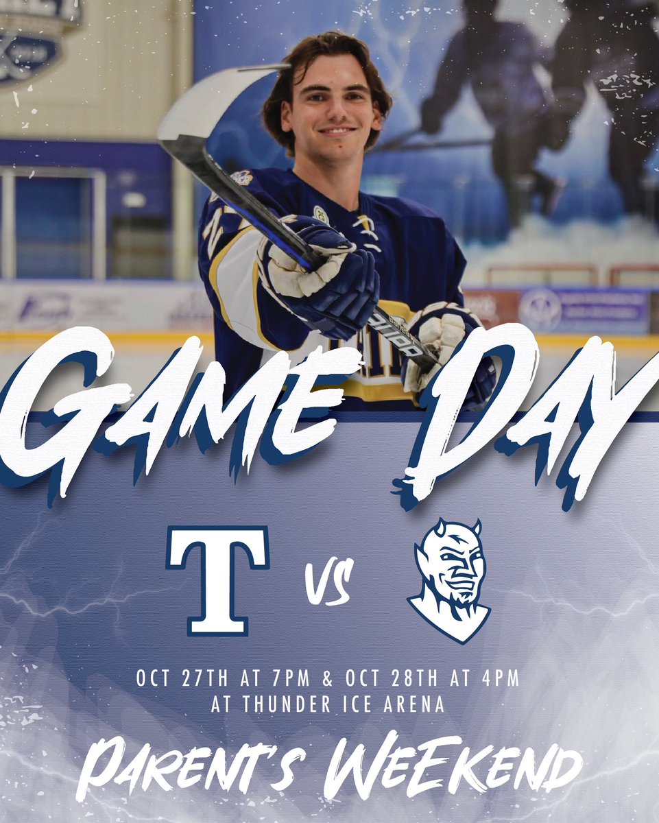 TrineMHockey's tweet image. It’s our home opener⚡️