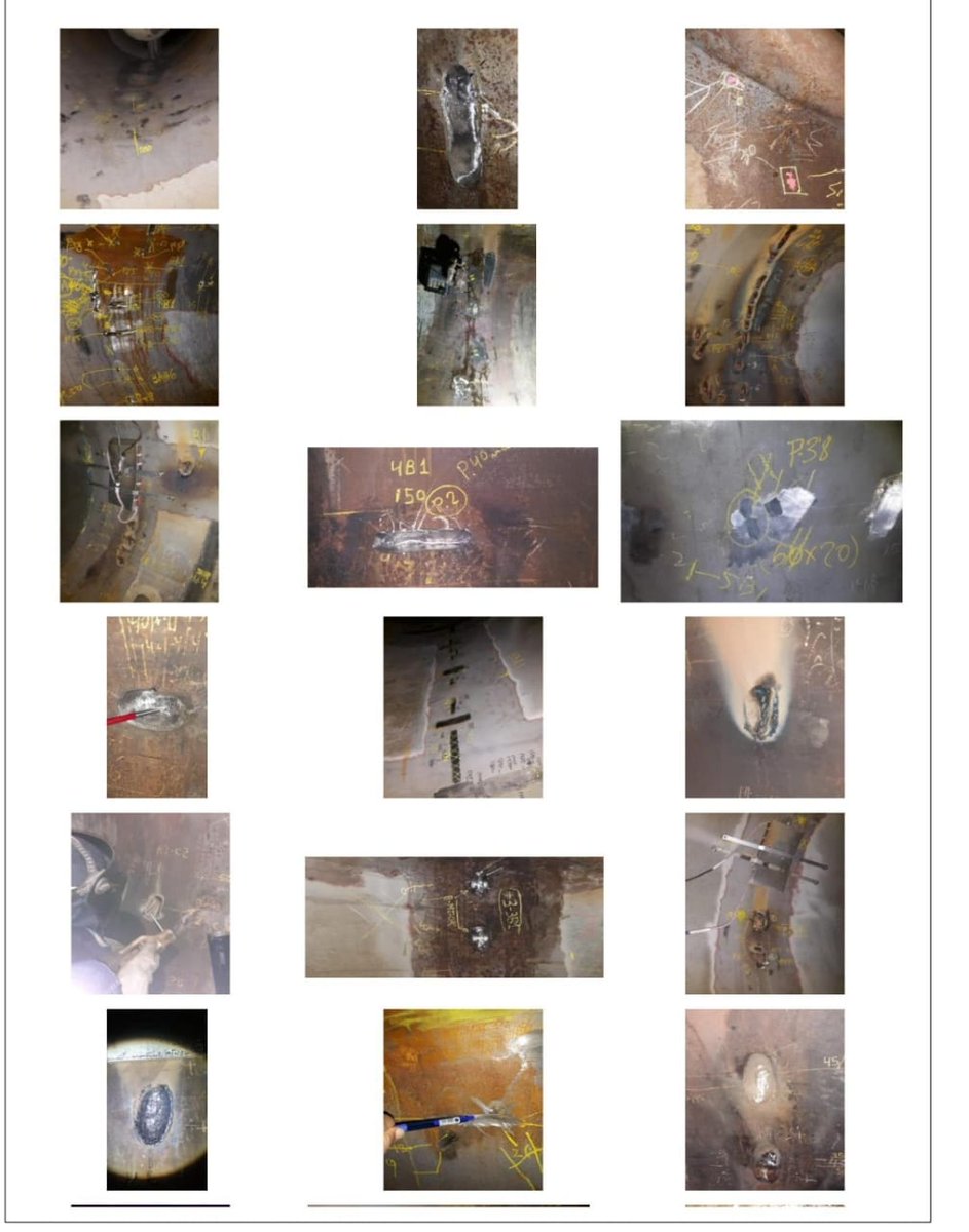 CesarGonzagaA's tweet image. Estas son parte de las miles de fisuras que tienen los distribuidores de acero en #CocaCodoSinclair estuvimos con @VillaFernando_ dentro de ellos y las &quot;reparaciones&quot; con soldadura , hacían que aparezcan más , son irreparables y lo peor es que lo hicieron sabiendo @MashiRafael