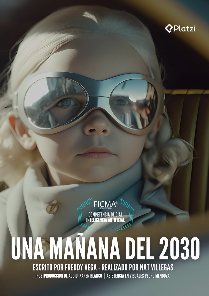 freddier's tweet photo. ⭐️ El corto de "Una mañana del 2030" fue seleccionado en la competencia oficial FICMA (Festival Internacional de Medios Alternativos)

Creado por @natvill_ 
Basado en el cuento que escribí para #PlatziConf 

Se podrá ver del 18 al 26 de Nov en el festival en México https://t.co/iW6scGHRIq