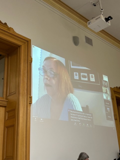 SimpleSalesTax's tweet image. Thanks to @MartinMarietta, @ExpediaGroup &amp;amp; @feely_pam for testifying today in support of key legislation - sponsored by @SenatorKVW @Cathy_Kipp @JeffBridges Rep. Rick Taggart - that will move CO toward a simplified sales and use tax system, improving the biz climate and economy.