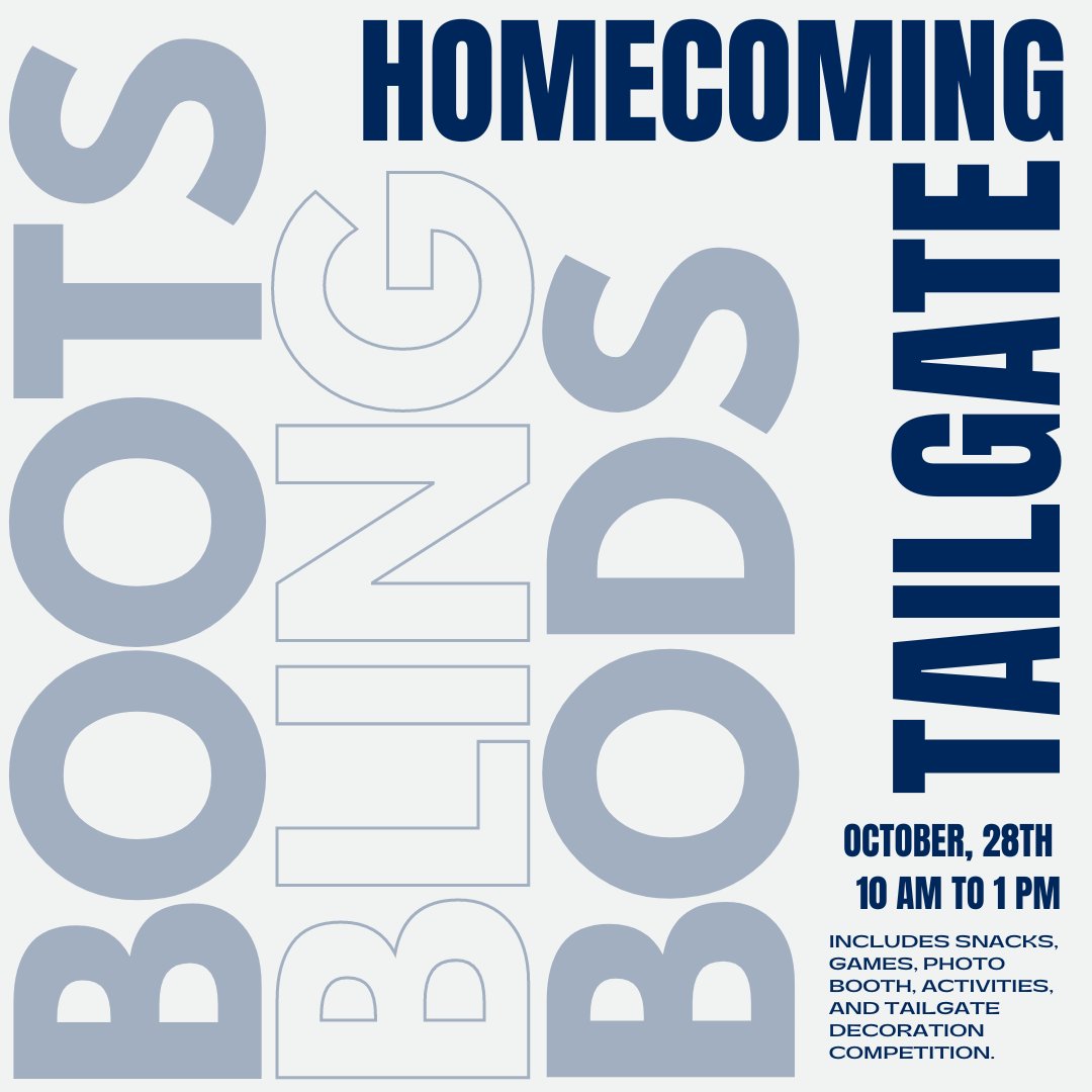 Make sure to stop by the Mass Media tent at the Homecoming tailgate tomorrow! We will have snacks &amp; games. Alumni, students, friends, &amp; family are welcome!