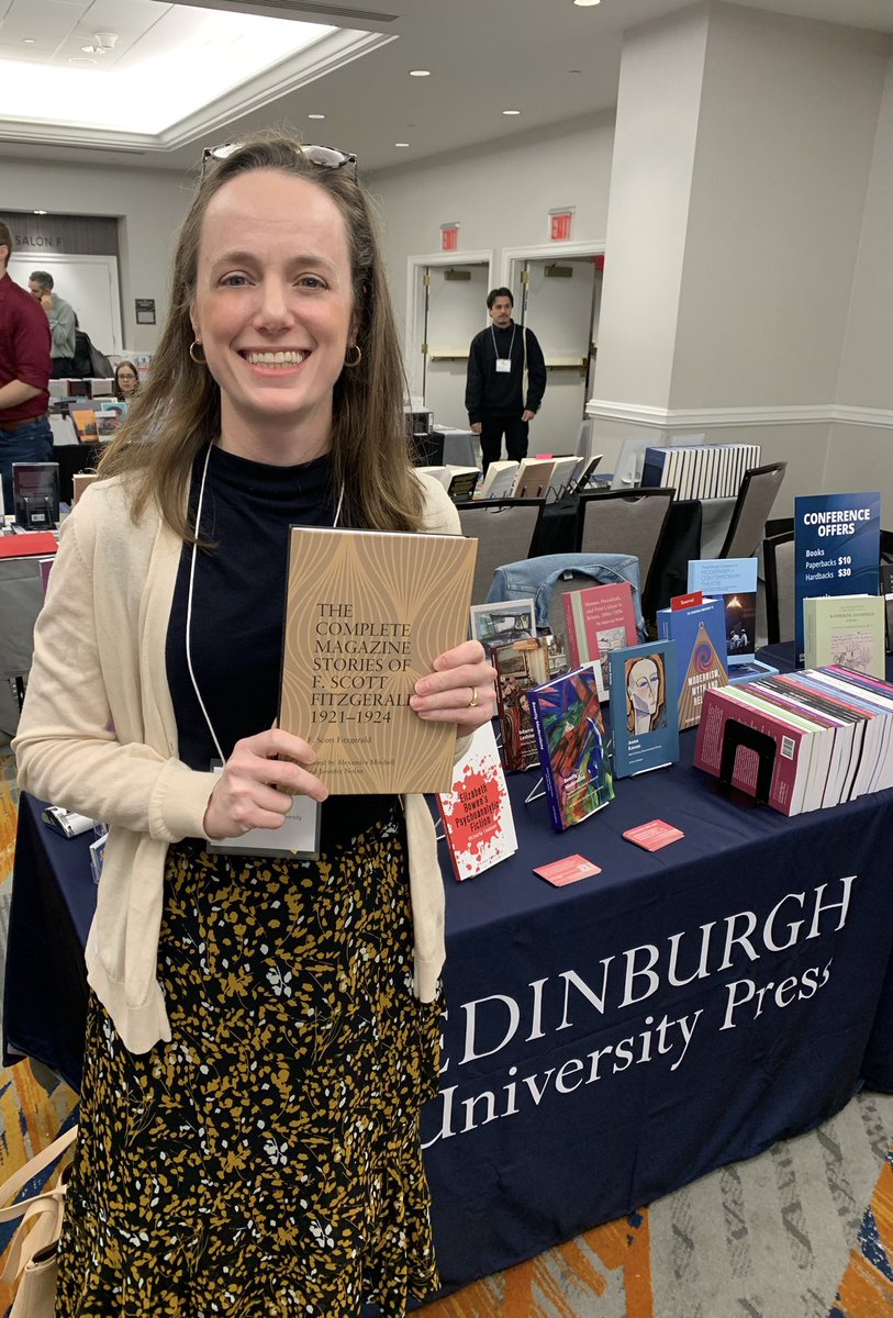 Delighted to see this at the @EdinburghUP table at #msa2023 (and to have dressed appropriately for the occasion 🤣) @Vincennes