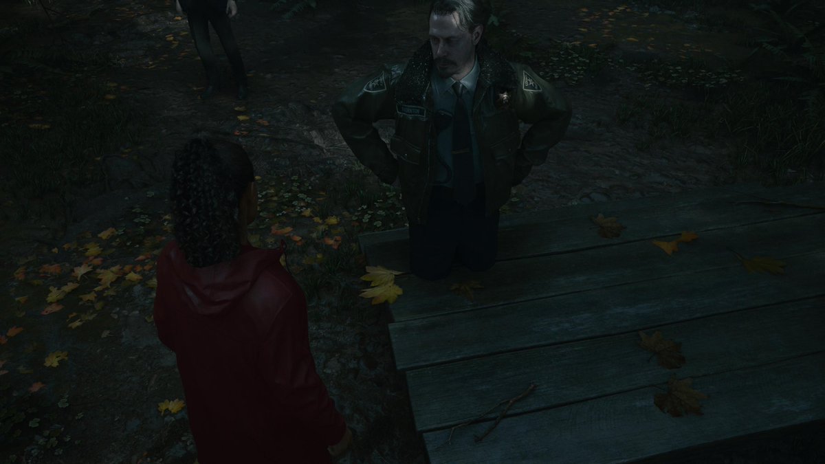 ZeOneGod's tweet image. Started playing @alanwake 2 went to explore the area before arriving to the crime scene. The second officer is stuck in the table. No way to progress the quest. Restarted the whole section. Tutorial got stuck. Can’t find a way to report this. Can’t play the game.