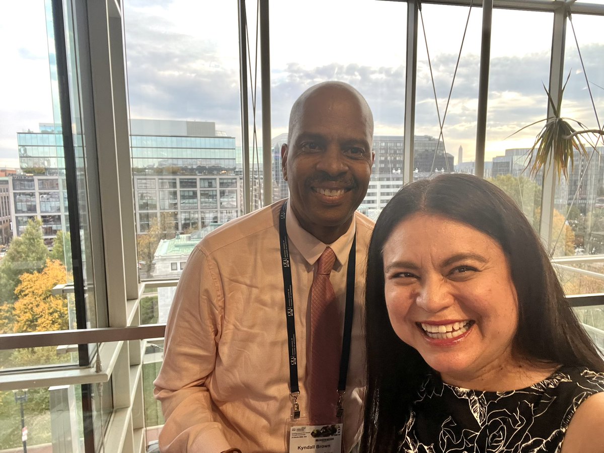 Lisa Ceja ☀️ (@lisagceja) on Twitter photo Of course I had to get a quick selfie with the Math Famous Kyndall Brown! So many great math memories shared, and of course I’m honored to be the recipient of his knowledge, wisdom, and friendship. #NCTMDC23 #uclamath <a href="/kyndallab/">Kyndall Brown</a> Of course I had to get a quick selfie with the Math Famous Kyndall Brown! So many great math memories shared, and of course I’m honored to be the recipient of his knowledge, wisdom, and friendship. #NCTMDC23 #uclamath <a href="/kyndallab/">Kyndall Brown</a>