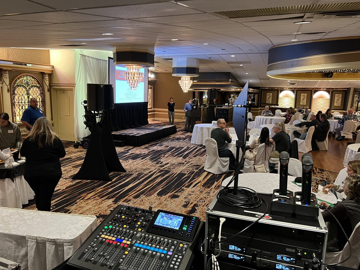 DoveAudioVisual's tweet photo. Thanks @Johnny_Millers for us out again to support your corporate training event! #ProAV https://t.co/JDaMoisdhC