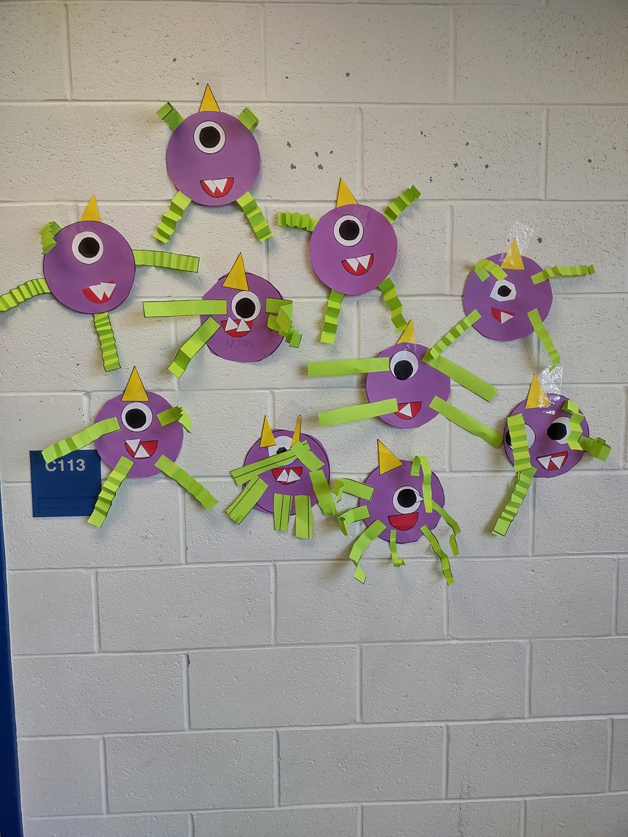 Mrs_Spurlin's tweet photo. Look at our cute monsters! https://t.co/JubYWTWUoX