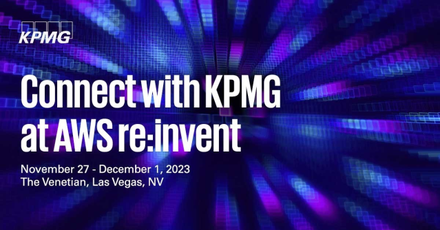vincevickers's tweet image. Will you be attending AWS re:Invent? Connect with the #KPMG team in Las Vegas for the latest insights for your digital transformation. #KPMGTechnology #cloud #digitaltransformation #SpeedtoModernCloud #awsreinvent bit.ly/479Ypxu