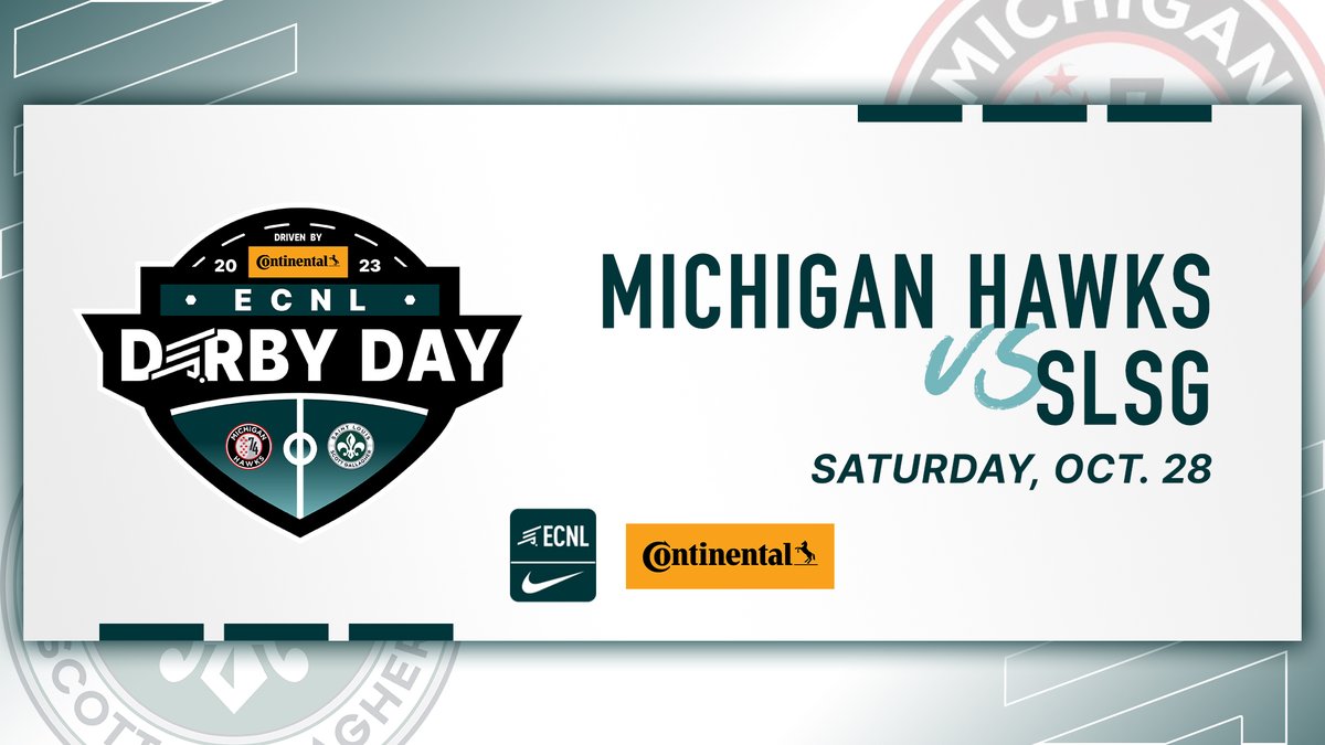 Michigan Hawks and St. Louis Scott Gallagher Highlighted in 𝑪𝒐𝒏𝒕𝒊𝒏𝒆𝒏𝒕𝒂𝒍 𝑻𝒊𝒓𝒆 𝑬𝑪𝑵𝑳 𝑫𝒆𝒓𝒃𝒚 𝑫𝒂𝒚

Read More Here: ecnl.info/40g2PR9