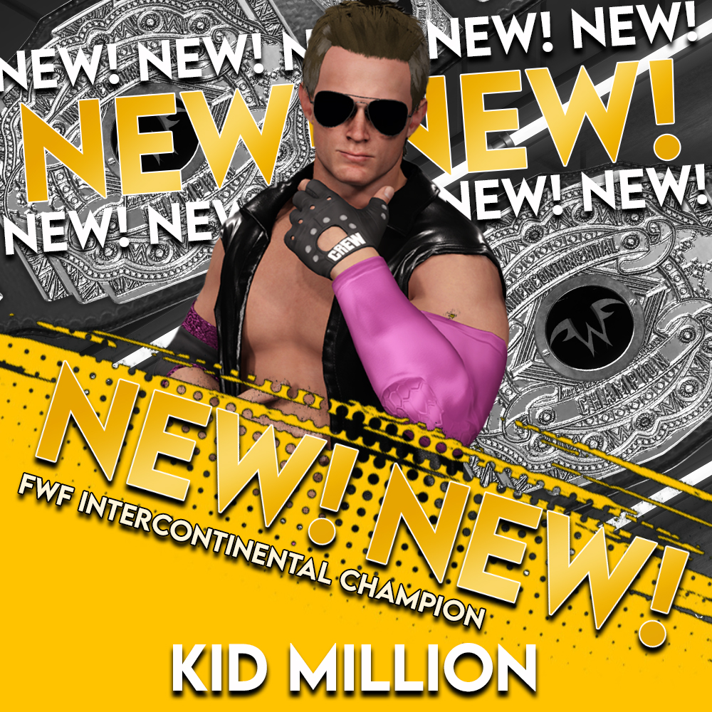 FWFStrong's tweet image. And our new FWF Intercontinental Champion @RealestKM 

#FWFHalloweenExtreme