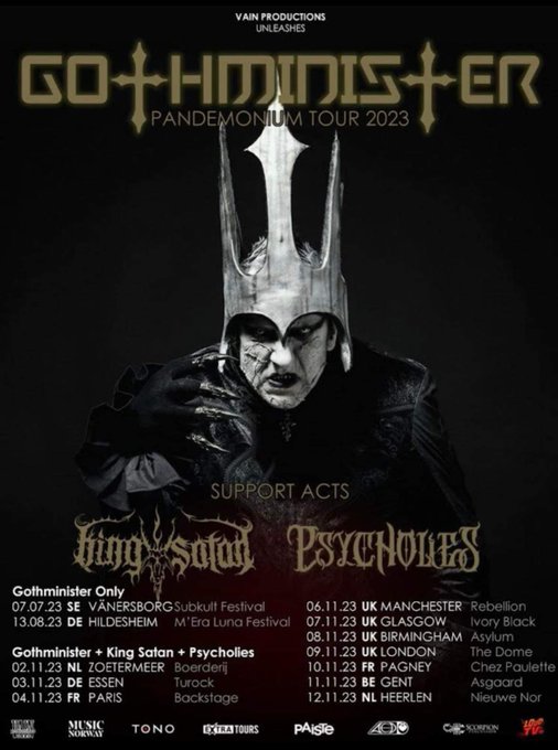 Ciao guys! One of my friends is starting a new tour, so if you’re into gothic/industrial metal check<a href="/tag/gothminister"class="tags"><span>&#35;gothminister</span></a><a href="/tag/meraluna23"class="tags"><span>&#35;meraluna23</span></a>