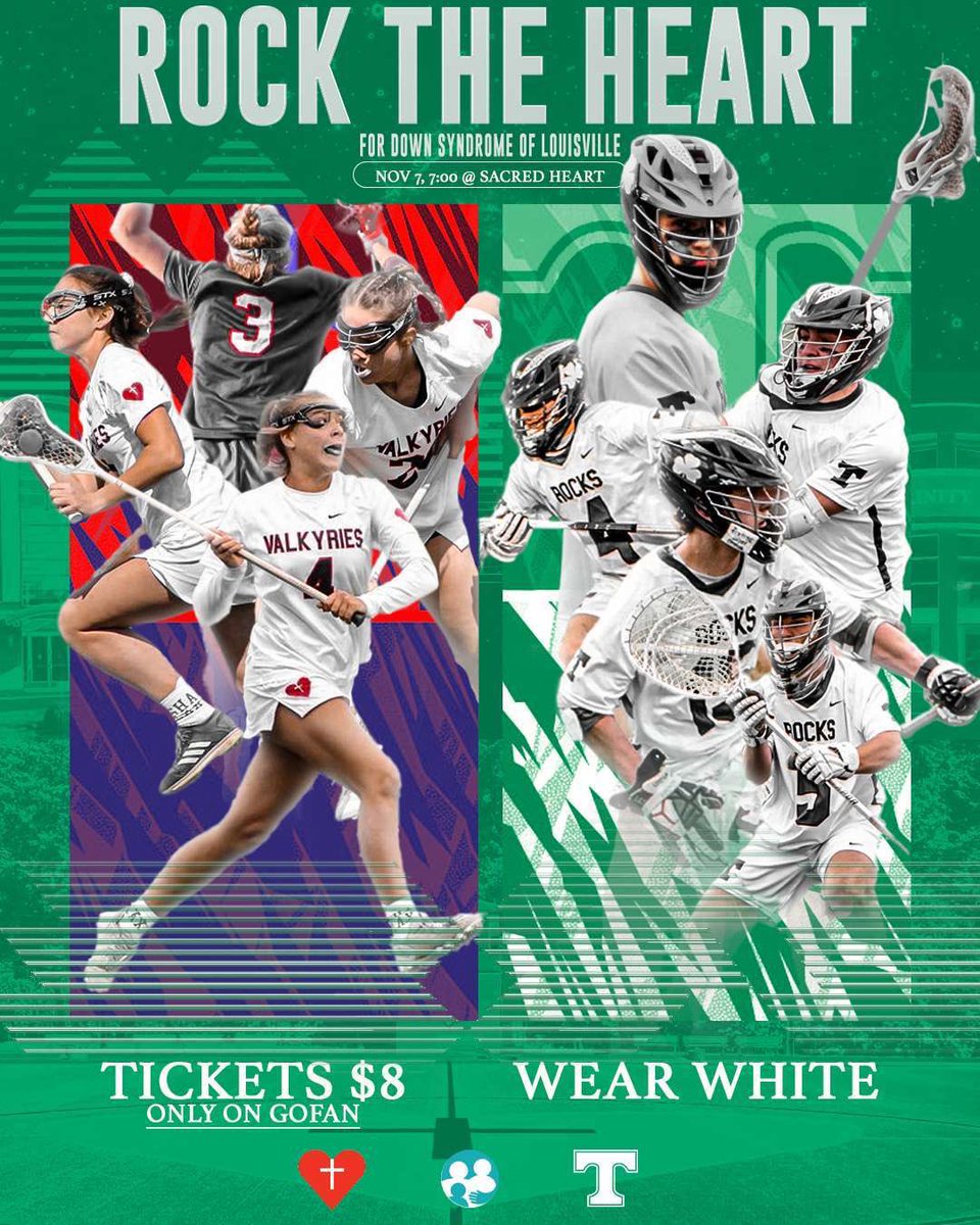 Nick Degrandi (@degrandinick) on Twitter photo Please come out and support the 13th annual Rock the Heart Lacrosse Game on November 7th! All proceeds will go to Down Syndrome of Louisville. <a href="/kyhighs/">Jason Frakes</a> <a href="/kyboyslax/">kyboyslax - Kentucky High School Lacrosse</a> <a href="/KYLaxNews/">Kentucky Lacrosse News</a> <a href="/courierjournal/">Courier Journal</a> <a href="/NateInSports/">Nate Bryan</a> <a href="/valkyrielax/">Sacred Heart Lacrosse</a> <a href="/WLKY/">WLKY</a>
๐๏ธ: gofan.co/event/1195157?โฆ Please come out and support the 13th annual Rock the Heart Lacrosse Game on November 7th! All proceeds will go to Down Syndrome of Louisville. <a href="/kyhighs/">Jason Frakes</a> <a href="/kyboyslax/">kyboyslax - Kentucky High School Lacrosse</a> <a href="/KYLaxNews/">Kentucky Lacrosse News</a> <a href="/courierjournal/">Courier Journal</a> <a href="/NateInSports/">Nate Bryan</a> <a href="/valkyrielax/">Sacred Heart Lacrosse</a> <a href="/WLKY/">WLKY</a>
๐๏ธ: gofan.co/event/1195157?โฆ