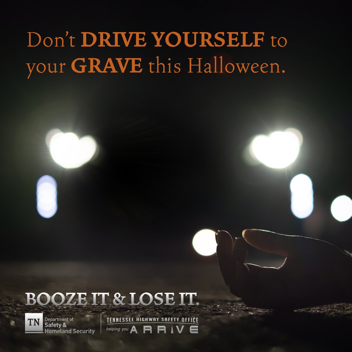 Coming back from the dead only happens in the movies. 💀 

Never drink and drive – it’s deadly for you, your passengers, and others on the road.