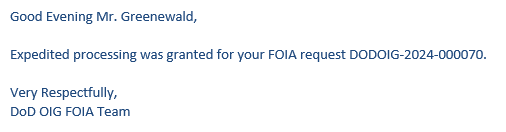 John Greenewald, Jr. tweet media