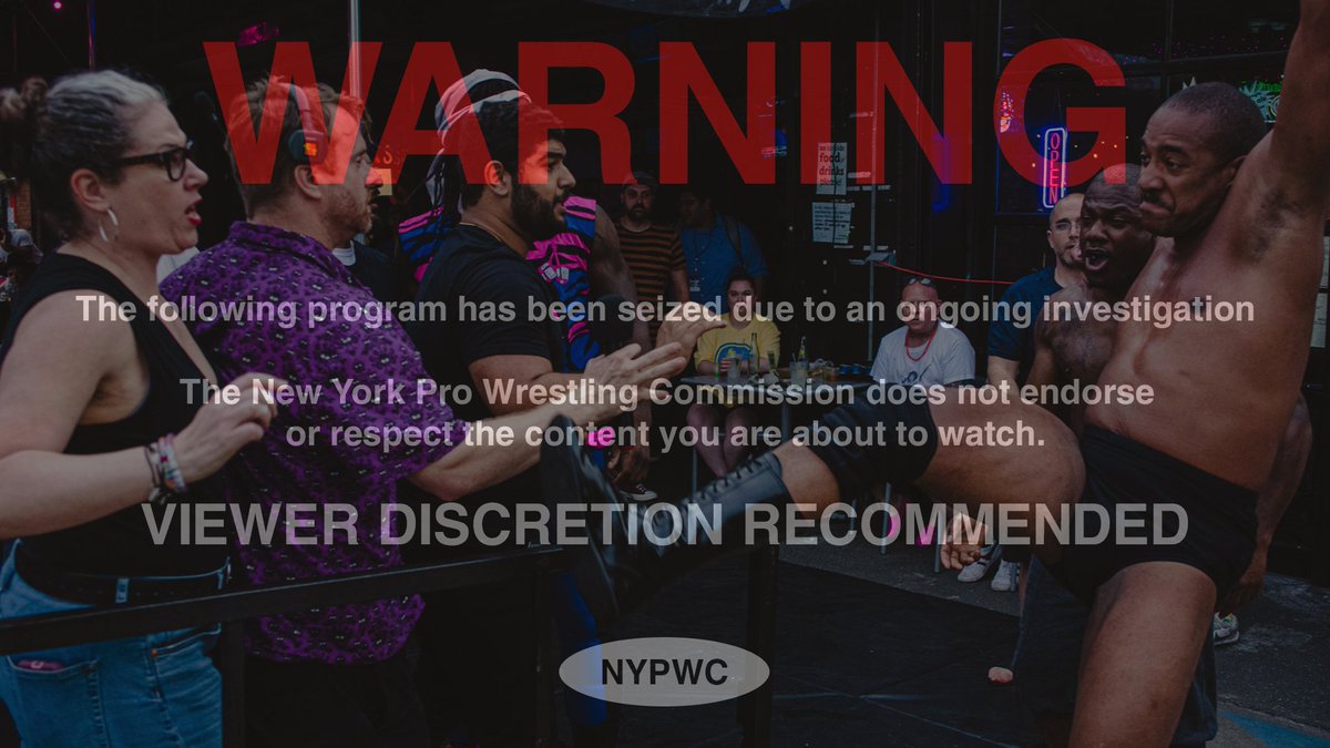 CatalystWrestle's tweet photo. Notice: The New York Pro Wrestling Commission now has oversight of the footage of Catalyst Wrestling

You can watch Catalyst Wrestling Television tomorrow on @gasdigital and this coming week on @WatchOnPremier https://t.co/77MzrwSARu