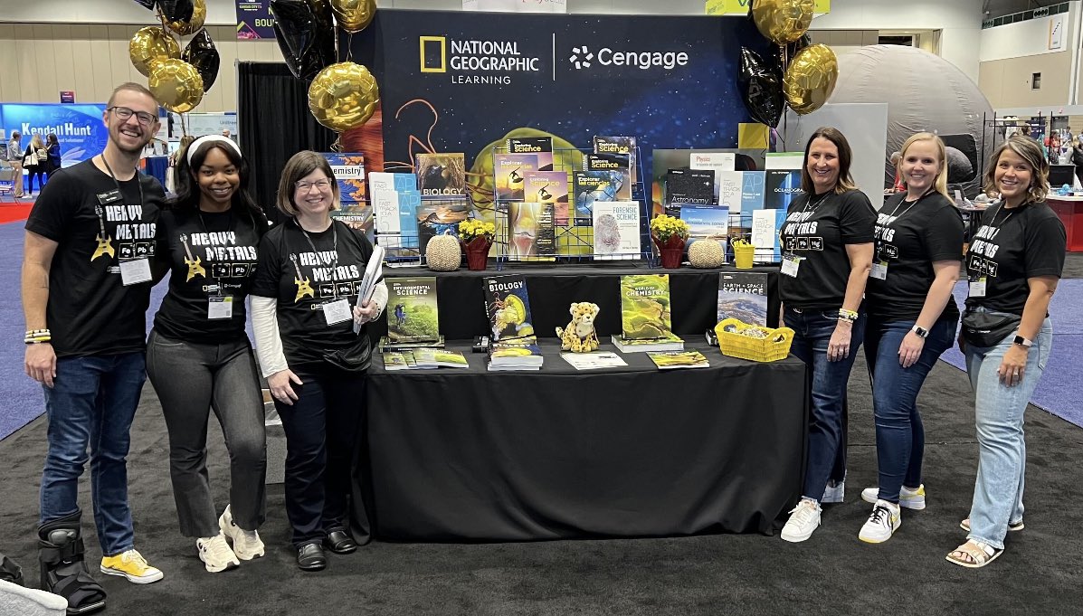 HickleNGL's tweet photo. We are HEAVY into #NSTA23 in Kansas City!!!
We are learning so much, and having a blast sharing our science curriculum with teachers from all over the country.
Come by and say hi! 
#natgeo #cengage #science @ExploreInside @CengageLearning https://t.co/MhNB27AMEu