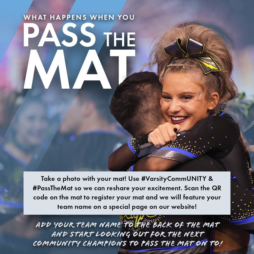 VarsityAllStar's tweet photo. #PassTheMat is ๐๐๐๐! Tag a team that you would Pass The Mat to this season. ๐
Swipe to read more about how you can play a part in the #VarsityCommUNITY with this ๐๐ฝ๐ผ๐ฟ๐๐๐บ๐ฎ๐ป๐๐ต๐ถ๐ฝ ๐ถ๐ป๐ถ๐๐ถ๐ฎ๐๐ถ๐๐ฒ this season! https://t.co/p3b8vNRBfT