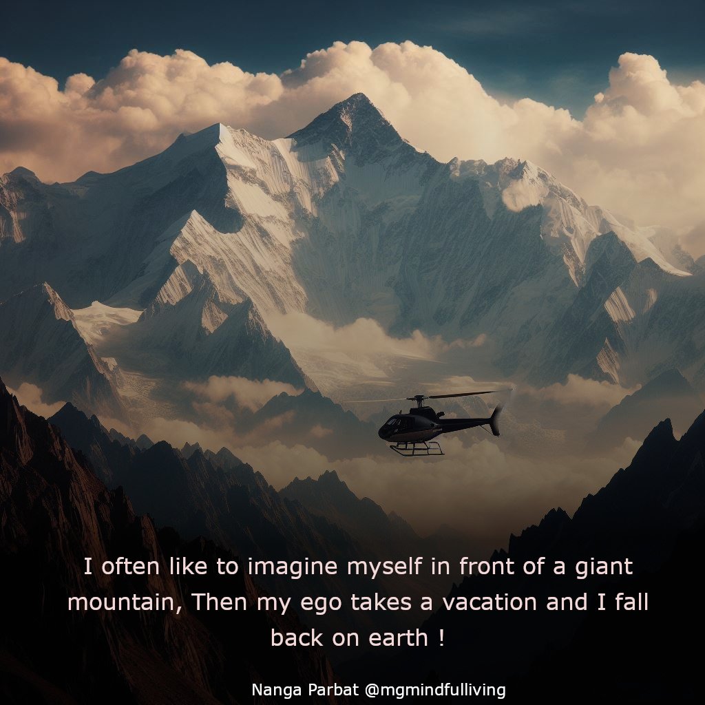 mgmindfulliving's tweet photo. Power Of a Mountain
#mountain #eightthousanders #nangaParbat #quote #quotes #quoteoftheday #mindfulness #ego https://t.co/WVnL7EjWAq