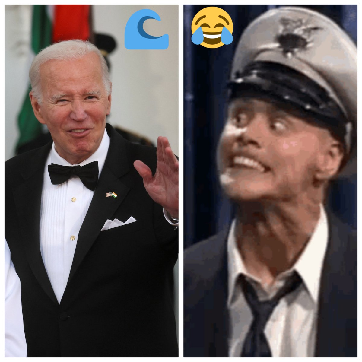 1Taurusleft's tweet image. Yo... Fire Marshall Bill was on point with the jokes last night😂🤣💙🌊. The Repugnants were NOT Happy 🤭