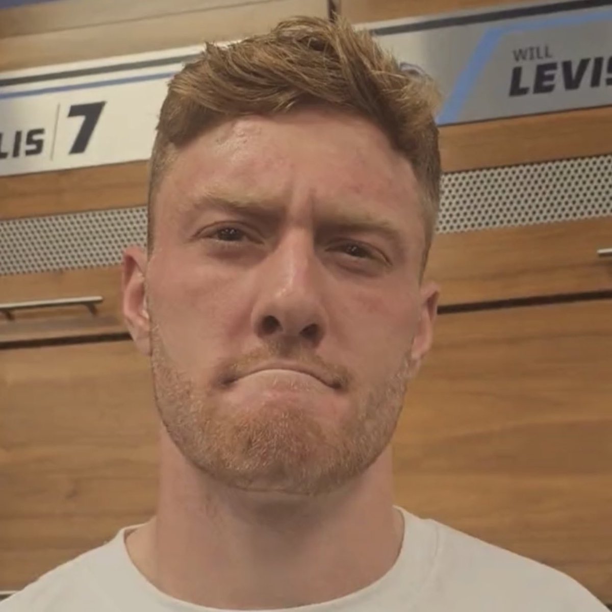 eastonfreeze's tweet photo. We as a society need Will Levis to pan out as a starting QB so that we get more of these elite facial expressions on a weekly basis https://t.co/LybUa9tWkO