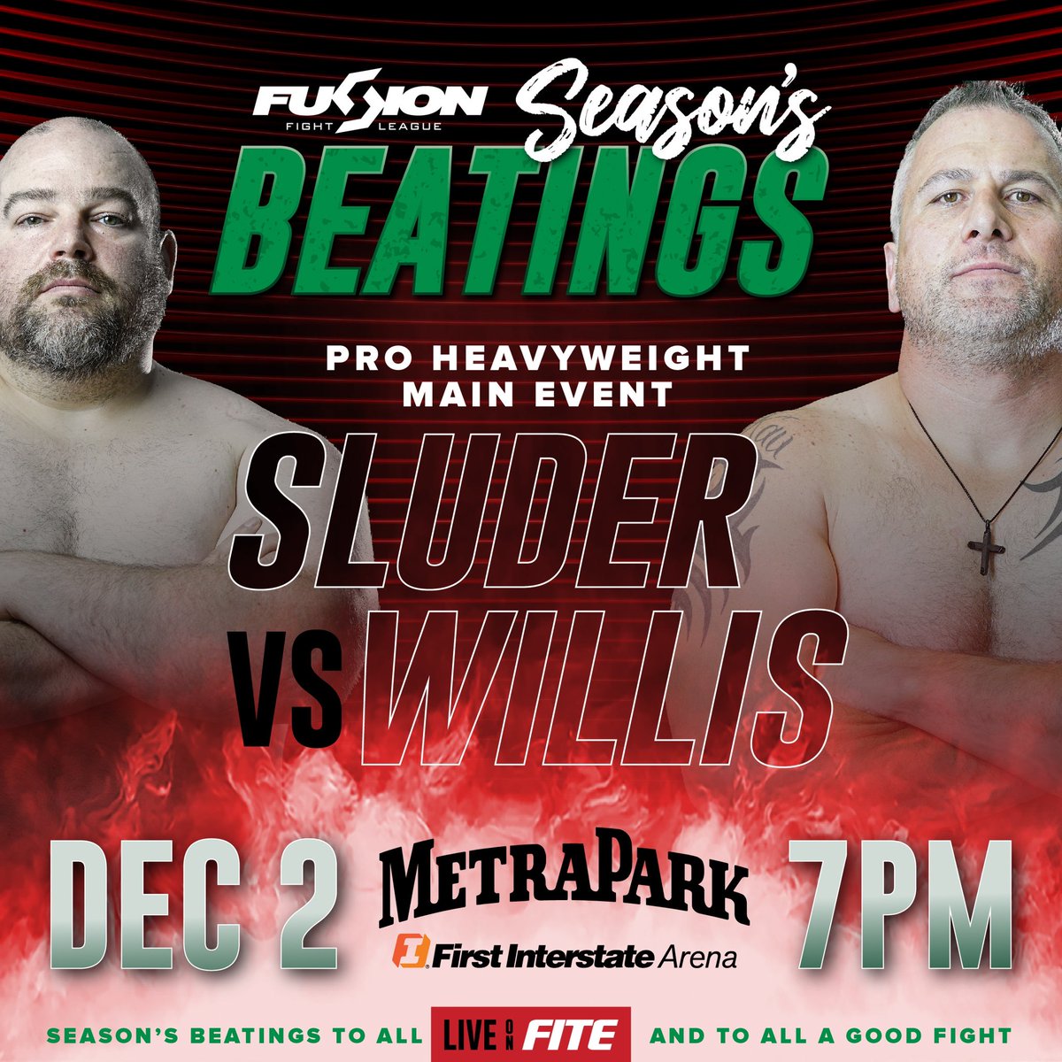 Snow is flying and the bitter cold in Montana has returned. That means 'tis the season... The season of BEATINGS! 👊🎅