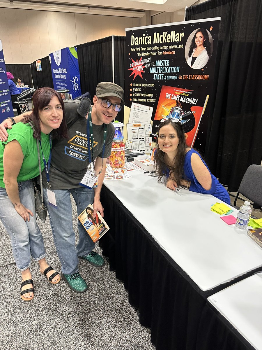 What a great opportunity to get to be at NCTM today! I grew my 6th grade math mind by learning about integers, thought about engaging &amp; rigorous types of questioning, &amp; even met “Winnie” from the Wonder Years who is also an amazing book author! Also got to go with <a href="/Damien_Ettere/">Damien Ettere</a>