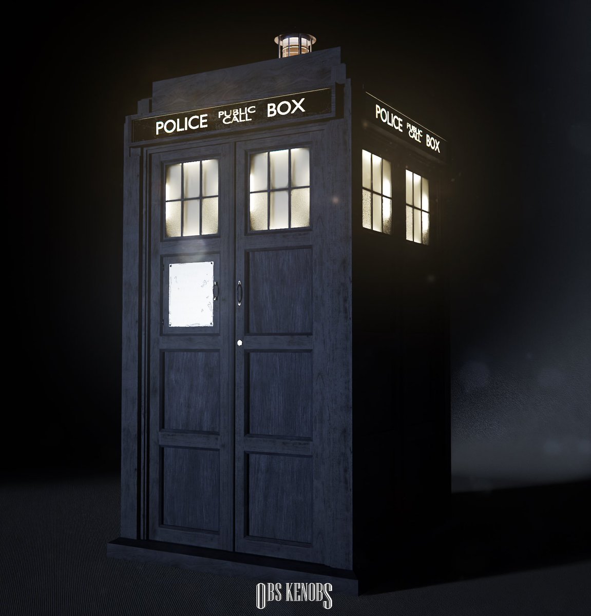 Updated my Tardis model to be more accurate to the prop, what do you all think? #doctorwho #doctorwho60thanniversary #b3d #blender