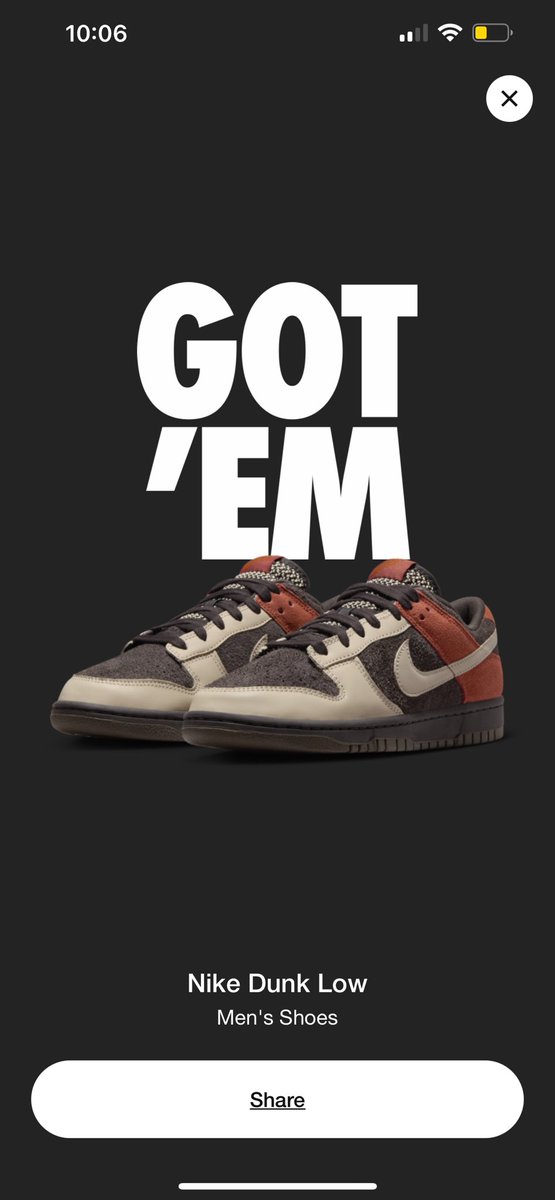 Djrocsteady757's tweet photo. @SnkrsStock 🥳🥳🥳 https://t.co/IWs5f3dRcI