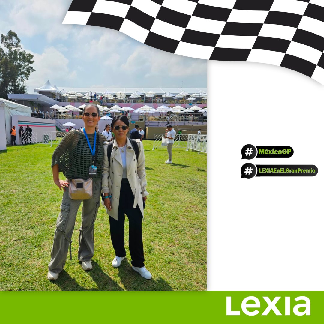 ¡LEXIA en uno de los eventos más anticipados a nivel mundial: el #GranPremiodeMéxicodelaFórmula1! 🏎️✨

#MexicoGP #F1 #F1ESTA
<a href="/jimenus77/">JFRA</a> <a href="/nayeli_zrat/">Nash Hurtado</a>