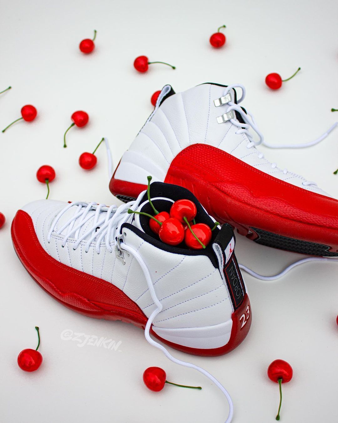 JustFreshKicks on X: The 2023 Air Jordan 12 Retro OG Cherry releases  tomorrow! 🍒 Links u003du0026gt; https://t.co/BhUUqrj3BN https://t.co/64SF14GLc1 /  X