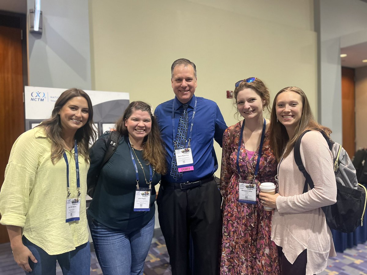 Getting to meet <a href="/SteveWyborney/">Steve Wyborney</a> and attend his session was one of my <a href="/NCTM/">NCTM</a> highlights! 

So grateful for @LCPS_Math for this opportunity to attend so many amazing Math sessions that I can bring back to Ts and Ss #nctm2023 #math #ilovemath