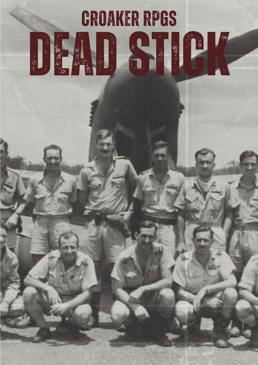 Dead Stick is a newly released journaling RPG set in a world war from Croaker RPGs. Write through the eyes of a groundcrew member as you struggle to maintain your personal sanity through the terrible and dramatic events of the war. Check it out! croakerrpgs.itch.io/dead-stick
#solorpg