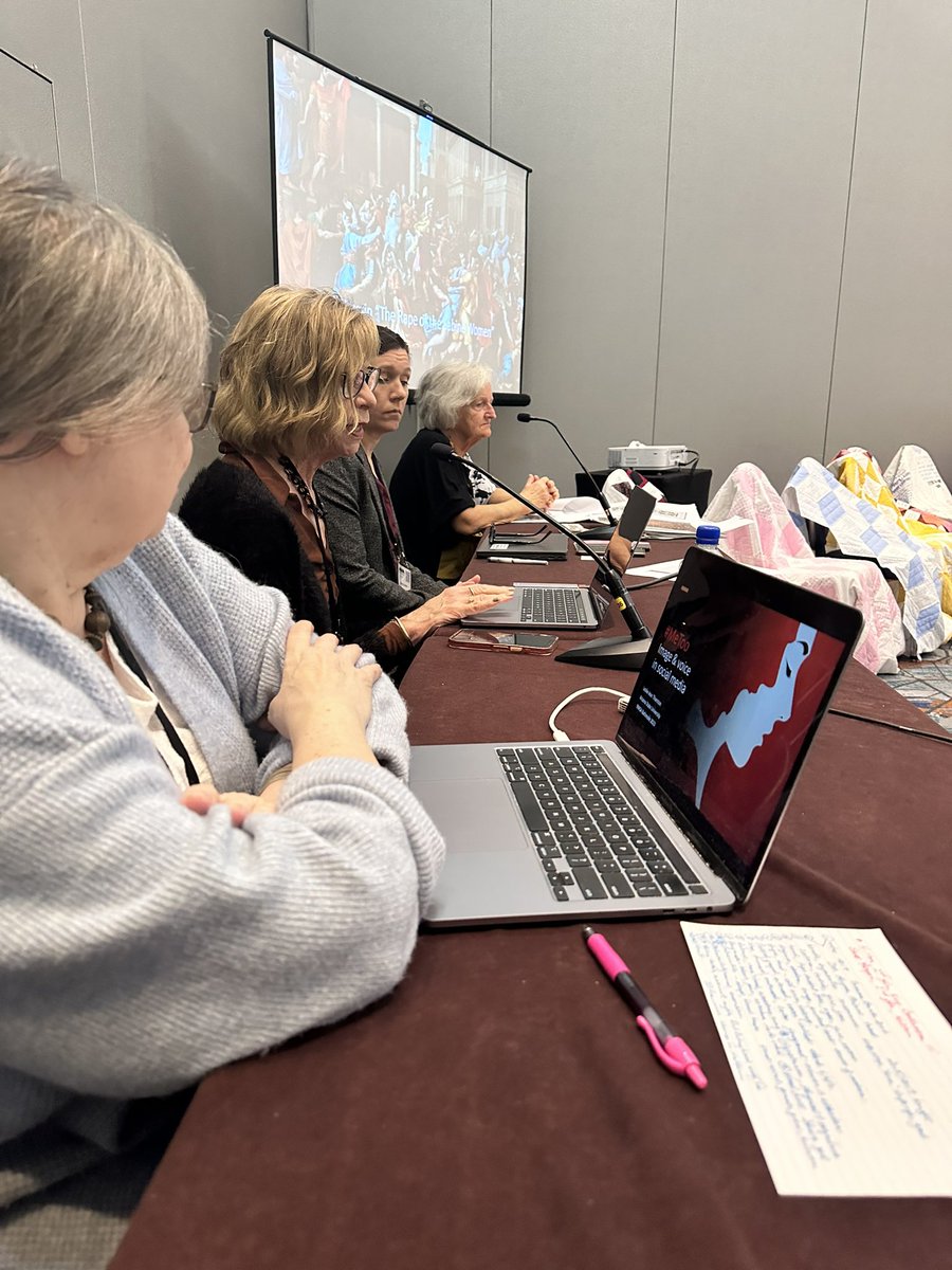 drgilpin's tweet photo. It was such a great conversation! I was honored to share the mic with colleagues like @ljthornton. #nwsa2023 https://t.co/8a4Vsd2CAL