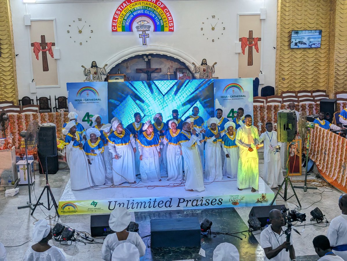 CCCIkeja1's tweet image. We are praising God tonight at CCC IKEJA1 Cathedral Harvest of Open doors Praise night. Join us as we offer sacrifices of Praise to the Lord Jehovah!!!

#harvestofopendoors #unityfamily #cccworldwide