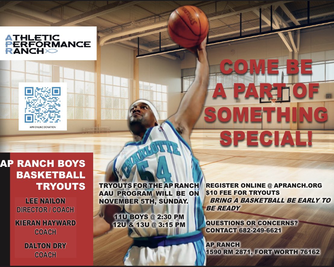Round 2 Last Tryout for Boys 11,12 &amp; 13u! November 5th !!! Use the code to register!! Don't miss it!