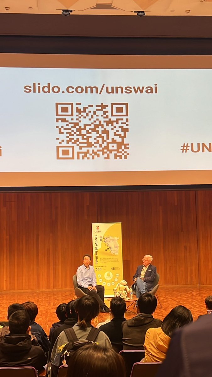 ClarisMiranda's tweet photo. Yesterday, I had the opportunity to attend @UNSW_ai conference ‘Andrew Ng in Conversation with Toby Walsh’. 

Ps. This is just a reminder to keep in mind use cases :) I am excited about the challenges and the future that awaits AI. https://t.co/VDHi87Coig
