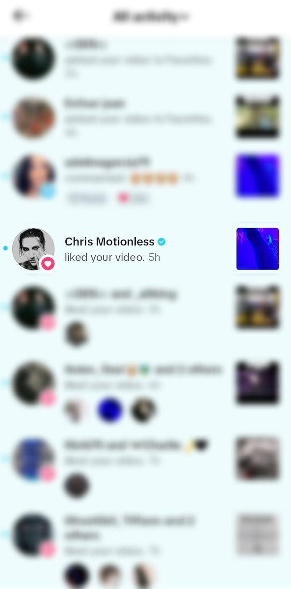 Woke up to this 😭🖤 
Chris saw my Werewolf video