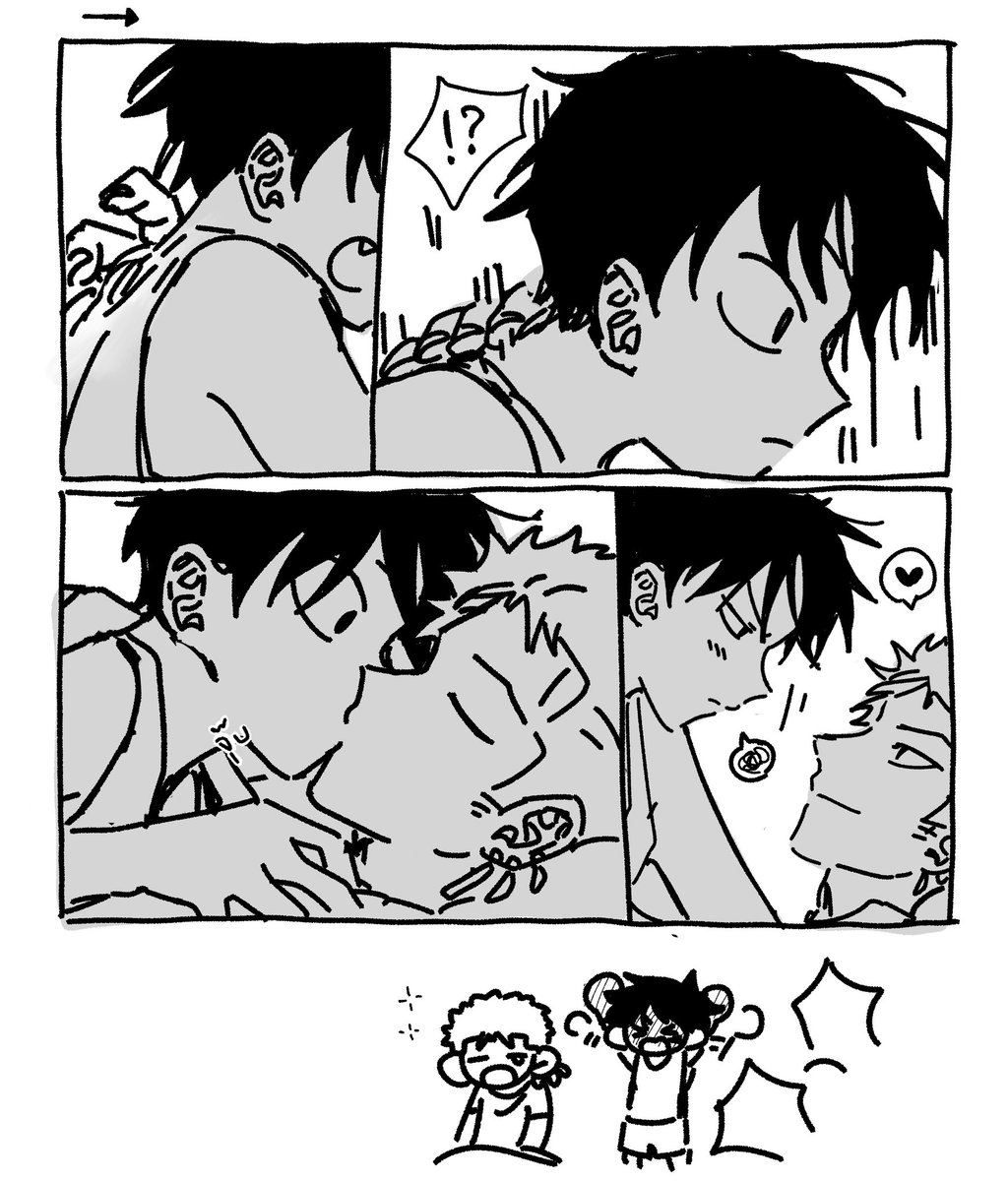 ⚔️👒  mornin' kiss te ii ne #ゾロル #zolu